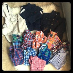 Lot of Toddler boy clothes-Polo, RL, Guess (13 pc)